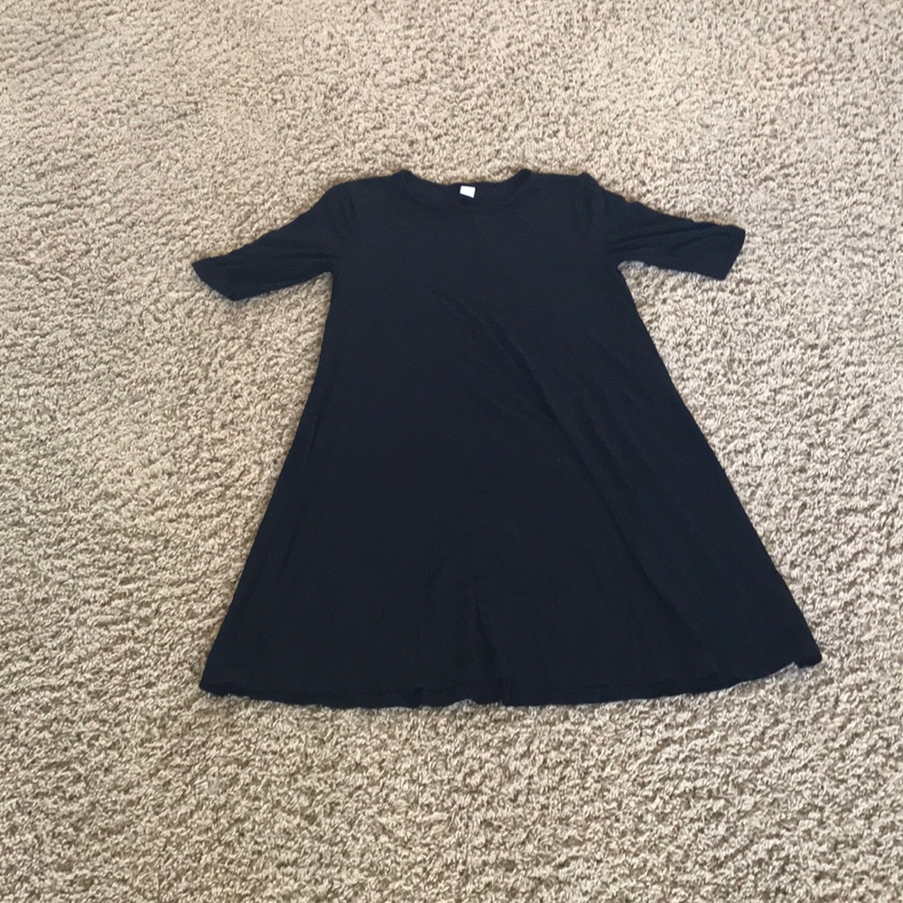 Black Short Sleeve Dress🖤